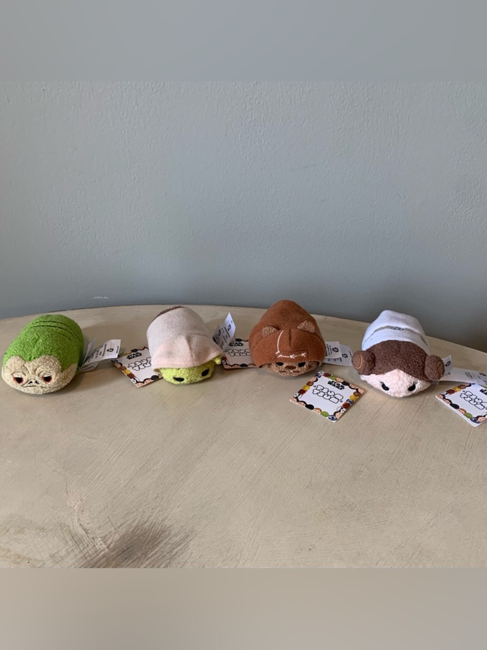 FOUR Star Wars Mini Tsum Tsum Plush. All New With Tags